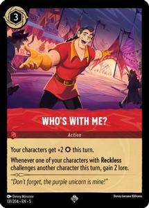 Lorcana - Who's With Me? - 131/204 - Super Rare - Shimmering Skies Clearance Footlocker Pictures