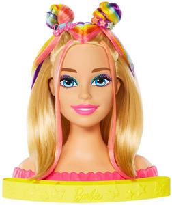 Barbie Super Chioma Hairstyle Capelli Arcobaleno, Testa da Pettinare e truccare con accessori Color Reveal HMD78 Discount Footlocker Pictures