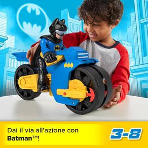 Batmoto XL e Batman, Set con moto a spinta e personaggio Batman XL Footlocker For Sale