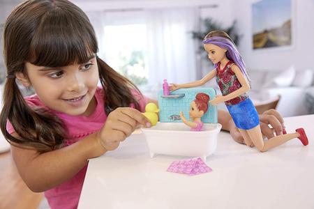 Barbie Skipper Babysitter con Vasca da Bagno e Accessori Sale Cheap Pice
