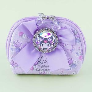 Kuromi Flowery Ribbon Pouch Geniue Stockist Online