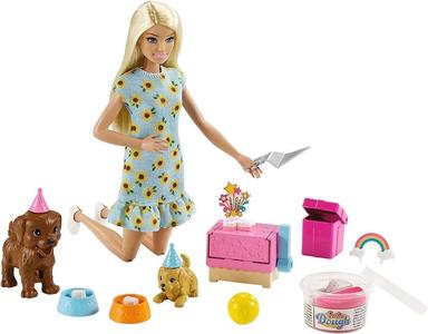 Barbie Puppy Party Festa con i Cuccioli, Bambola con Cagnolini e tanti accessori Discount Countdown Package