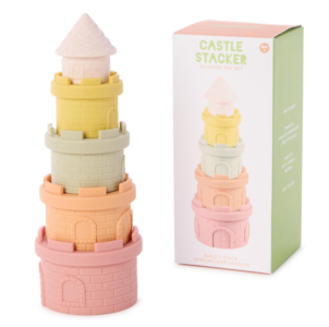 Cupcakes & Cartwheels - Castle 5 Pc Textured Stacker Toy Clearance Shop