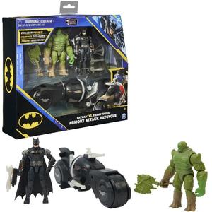 Batman con Moto, set personaggi Batman vs Swamp e Batcycle Outlet Extremely