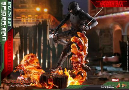 Hot Toys Spider-Man: Far From Home MM Action Figure 1-6 (Stealth Suit) Deluxe Cheap Online Store Manchester