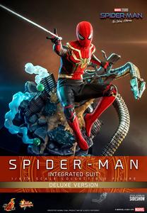 Hot Toys Spider-Man No Way Home Spider-Man (Integrated Suit) Deluxe 1/6th Scale Figure Clearance Amazing Pice
