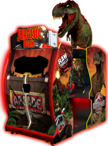Raw Thrills Jurassic Park Arcade Game Sale Choice