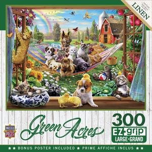 Green Acres - Afternoon Siesta - 300 Piece EzGrip Puzzle With Mastercard Cheap Pice
