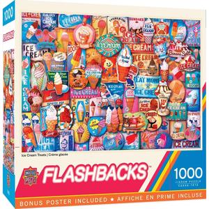 Flashbacks - Ice Cream Treats - 1000 Piece Puzzle 2025 New Cheap Pice