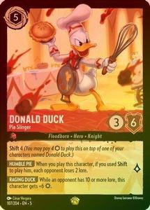 Lorcana - Donald Duck (Pie Slinger) - 107/204 - Legendary (Foil) - Shimmering Skies For Cheap Pice