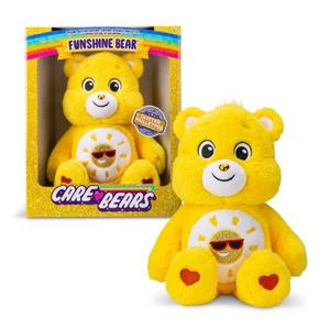 Care Bears 35cm Glitter Belly Funshine Bear Medium Plush Cheap Pice