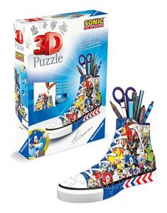 Sonic the Hedgehog Trainer 3D 108 Piece Jigsaw Puzzle Discount Cheapest Pice