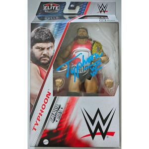 Typhoon WWE Elite Greatest Hits Figure - AUTOGRAPHED 100% Authentic