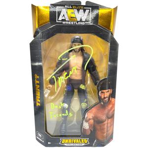 Trent? AEW Figure-Autographed Buy Cheap Very Cheap