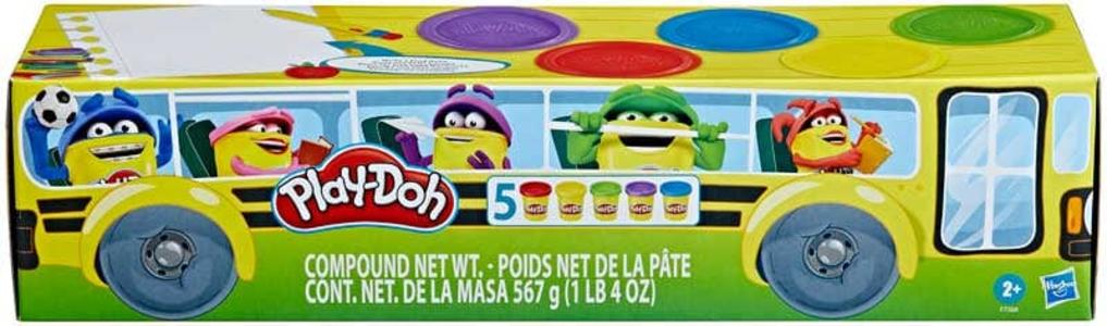 Play Doh Back to School, set 5 Vasetti di Plastilina Discount Original