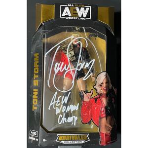 Toni Storm AEW Unrivaled Figure - JSA Autographed Free Shipping New Styles