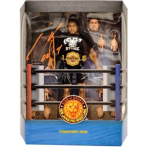 Tomohiro Ishii NJPW Super 7 Figure - AUTOGRAPHED Free Shipping Good Selling