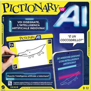 Pictionary versione AI con intelligenza artificiale, Gioco di Società per Famiglie in versione italiana High Quality For Sale