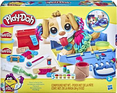 Play-Doh Set da Veterinario, playset con cane giocattolo, include 5 colori di pasta da modellare Free Shipping Purchase