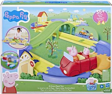 Peppa Pig Giro in Città, Circuito Motorizzato con Macchina di Peppa Cheap Sale Discounts