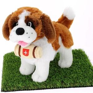 Peluche San Bernardo, Cucciolo Morbidissimo con Zampe Rigide 43cm Free Shipping Online