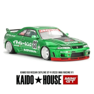 Kaido House x Mini GT - Nissan Skyline GT-R (R33) Imai Racing V1- Green *Sealed, Possibility of a Chase* Buy Cheap Wiki