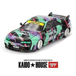 Kaido House x Mini GT - Nissan Skyline GT-R (R33) HKS V1 – Black Green *Sealed, Possibility of a Chase* Clearance Store For Sale