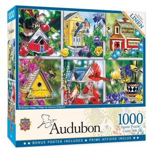 Audubon - Birdhouse Village - 1000 Piece Puzzle Clearance Fashionable