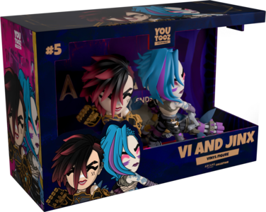 YouTooz Arcane Vi & Jinx Vinyl Figures Fashion Style For Sale