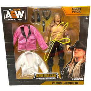 Chris Jericho AEW Elite Gear Pack - Autographed Factory Outlet Cheap Online