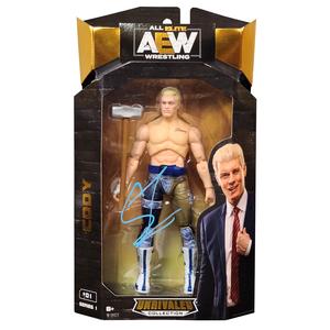Cody Rhodes AEW Figure-Autographed Clearance Get Authentic