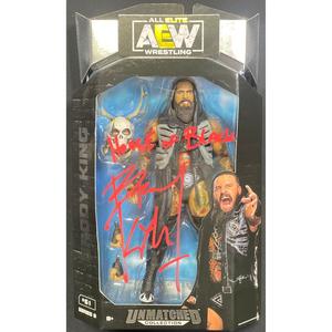Brody King AEW Unmatched Series 8 Figure - AUTOGRAPHED 2025 New