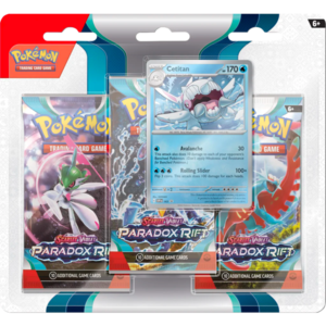 Pokemon TCG: Scarlet & Violet 4 Paradox Rift - 3-Pack Display Cetitan Shipping Outlet Store Online
