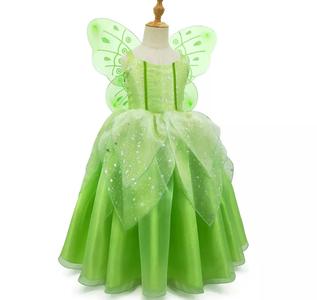 Frog Princess or Fairy Dress with Wings Cheap Pice