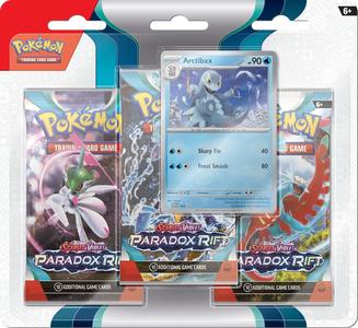 Pokemon TCG: Scarlet & Violet 4 Paradox Rift - 3-Pack Display Arctibax Very Cheap Pice