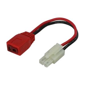 Male Tamiya (ELP-2P) Connector to Female T-Plug in Deans Style. Official