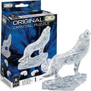 3D Crystal Puzzle - Clear Wolf Discount Supply
