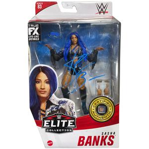 Sasha Banks Elite 83 Figure - Autographed Discount Authentic Online