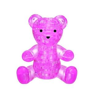 3D Crystal Puzzle - Teddy Bear Pink Online Cheap Quality
