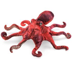 Hand Puppet- Red Octopus Visit New