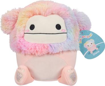 Squishmallows 7.5'' Peach Bigfoot With Rainbow Hair Plush Free Shipping Inexpensive