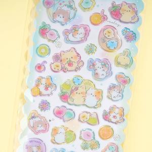 Cat & Hamster Fruit Stickers Free Shipping Fashion Style