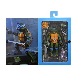 NECA Teenage Mutant Ninja Turtles Cartoon Leonardo (VHS) Ultimate 7” Action Figure Discount Low Pice
