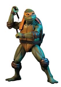 NECA Teenage Mutant Ninja Turtles (1990 Movie) Michelangelo 1/4 Scale Action Figure Cheapest Online