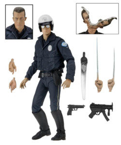 NECA Terminator 2 Judgement Day Ultimate T-1000 (Motorcycle Cop) 7" Action Figure Discount Popular