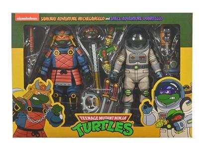 NECA Teenage Mutant Ninja Turtles Space Adventure & Samurai Turtles 2-Pack 7" Action Figures Cheap Buy Authentic