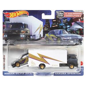 Hot Wheels - Nissan Silvia (S13) & Sakura Sprinter - 2023 Team Transport Series Discount Outlet Store