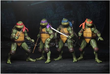 NECA Teenage Mutant Ninja Turtles 1990 Movie 7” Action Figure Turtles (4)Bundle Cheap 100% Original
