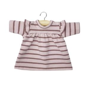 Minikane Clothing for Gordis Dolls 34cm- Melody Striped Jersey Dress in Orchid Pink Cheapest Pice Cheap Pice