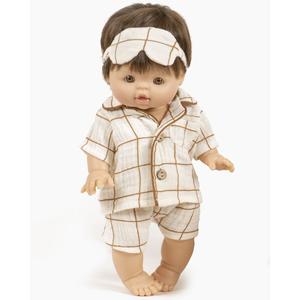 Minikane Clothing for Gordis Dolls 34cm - Eden pyjamas in Aldo check double gauze Inexpensive